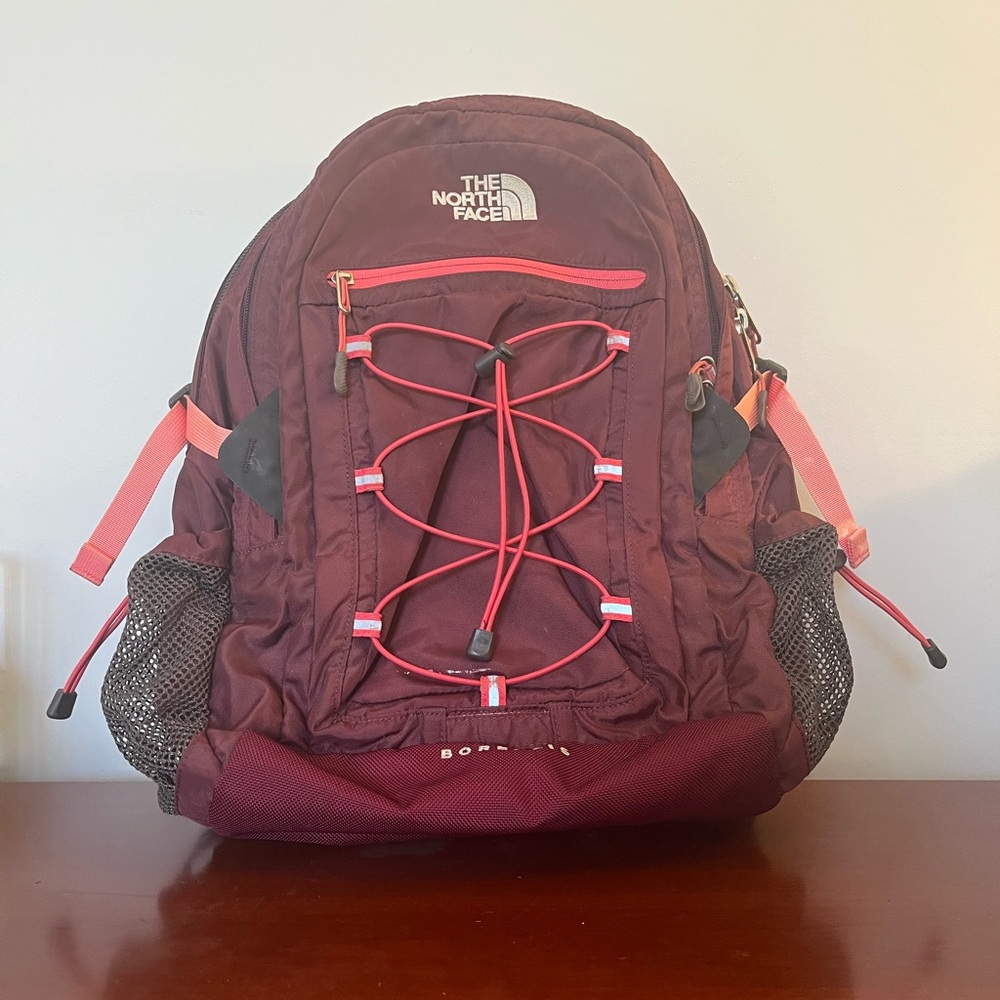 The North Face Borealis Maroon Backpack